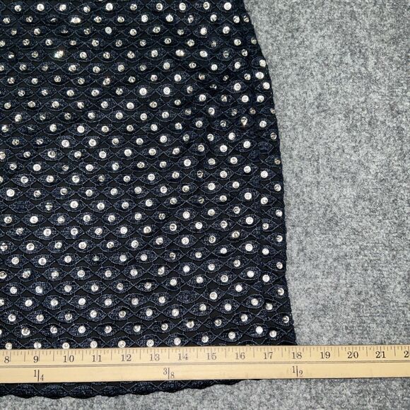 Diane von Furstenberg Skirt Womens Size 4 Navy Pencil Skirt - Picture 7 of 14